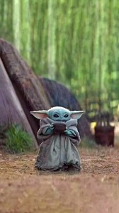 Create meme: baby Yoda, star wars, baby Yoda