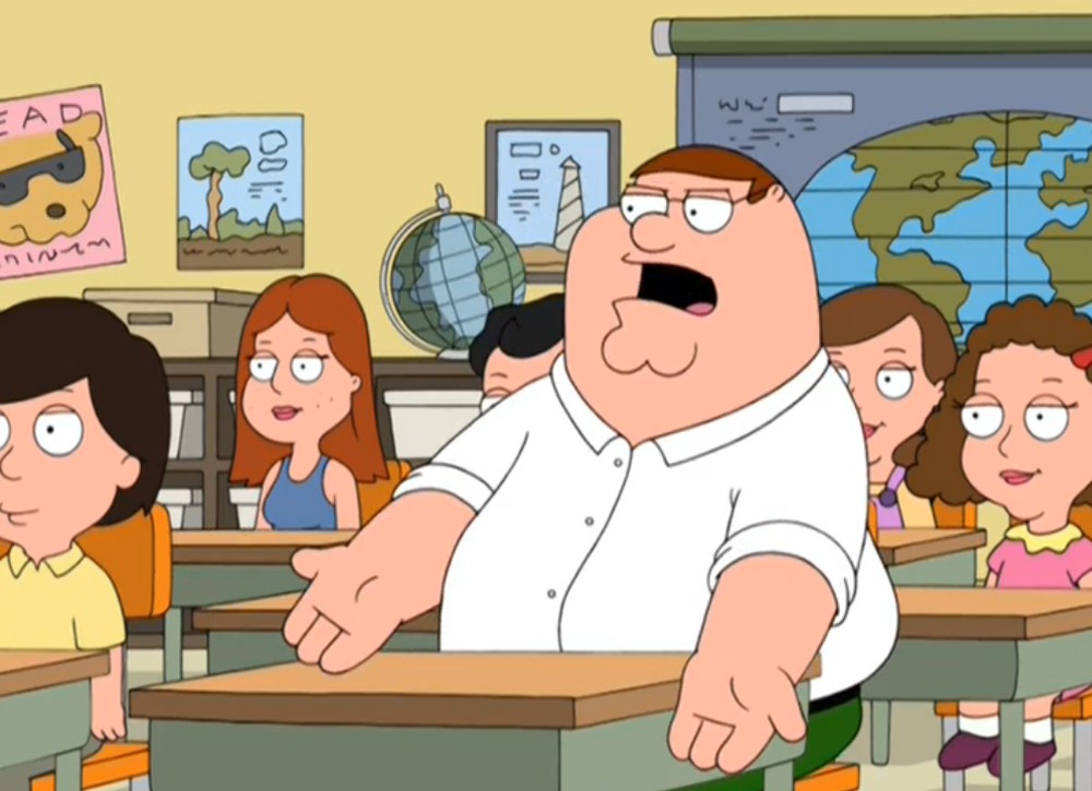Create meme: oh my god, Peter Griffin who the hell cares, family guy doesn't give a shit