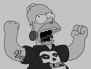 Create meme: Evil Homer