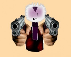 Create meme: stickers for telegram, people, gun