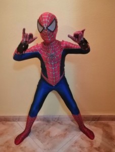Создать мем: костюм человека паука для детей, костюм тоби магуайр-человек паук, новый костюм человека паука