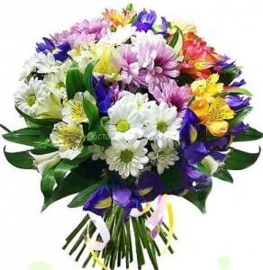 Create meme: bouquet of chrysanthemums irises, alstroemeria bouquet, bouquet of chrysanthemums