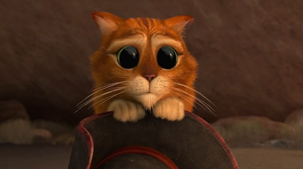 #I'm sorry the cat from Shrek. #puss in boots eyes. 