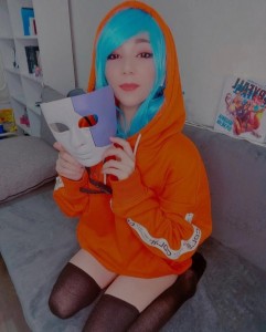 Создать мем: косплей мику 10 лет, hatsune miku cosplay, косплей