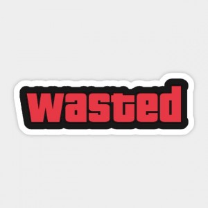 Создать мем: Логотип, wasted, wasted gta