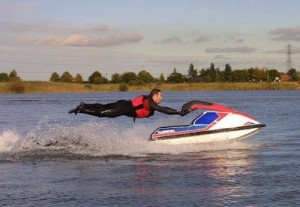 Create meme: water ski, Kazanka, watercraft