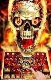 Создать мем: черепа, крутые черепа, fire skull