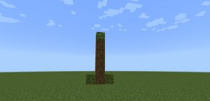 Create meme: tree in minecraft, minecraft