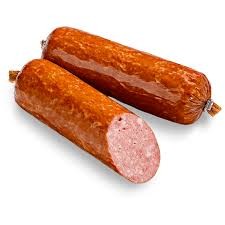 Create meme: sausage , austrian servelat belarusian sausages, smoked sausage fiesta