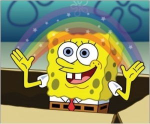 Create meme: Bob sponge, imagination spongebob, spongebob imagination picture