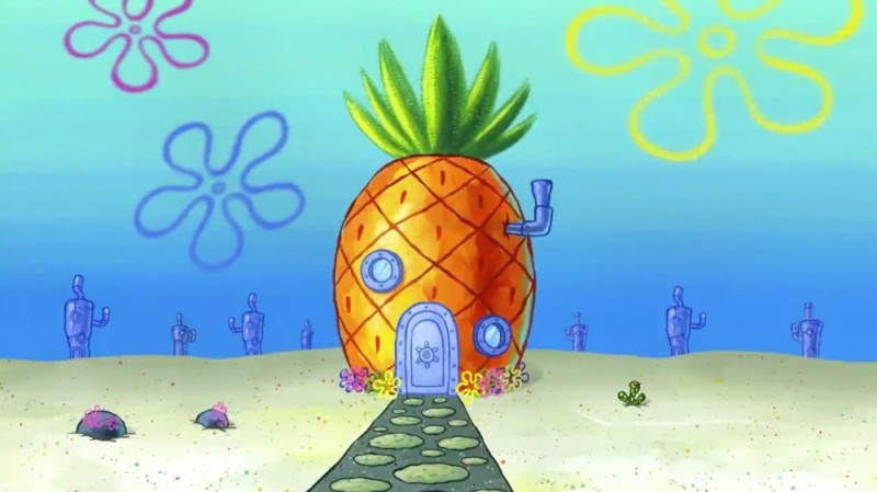 Create meme: spongebob house, Spongebob's pineapple house, SpongeBob's house