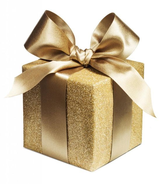 Создать мем: день подарков, золотистые подарки, подарочная коробка