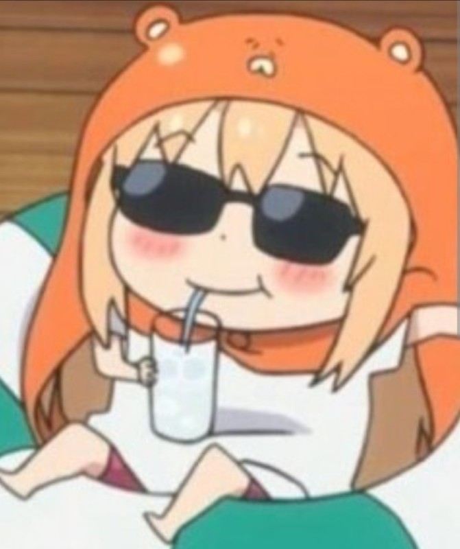 Create meme: Umar, Umaru Chan, two-faced sister umaru xx