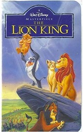 Создать мем: the lion king vhs, король лев 1994, the lion king 1995