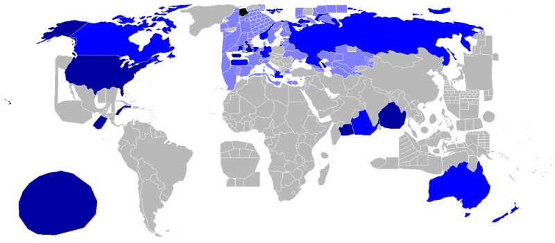 Создать мем: карта мира, карта в мире, карта распространения ислама в мире