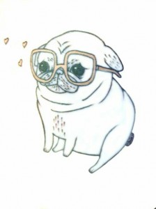 Create meme: magic drawing pug, the drawings of Brian pug, pug coloring pictures