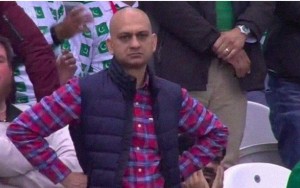 Create meme: frustrated fan of cricket, muhammad sarim akhtar unhappy meme, memes 2019