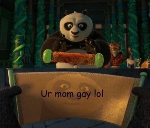 Create meme: kung fu Panda (2008), the Panda and the scroll, Kung fu Panda