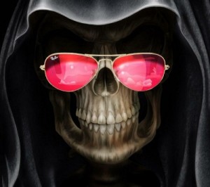 Создать мем: skull, cool, grim reaper