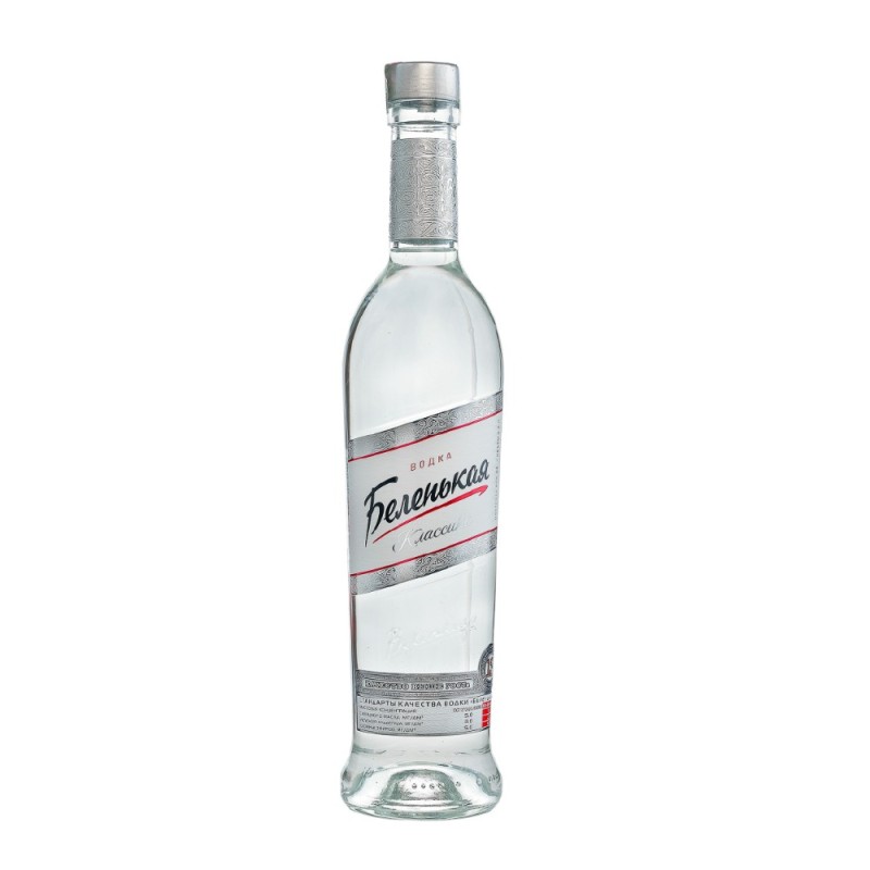 Create meme: white vodka, belenka luxury vodka, 0.7 l, white vodka 40% 0.5l