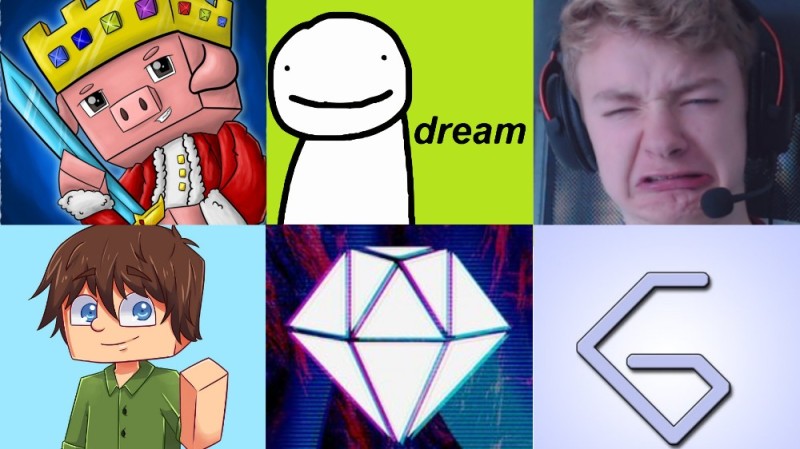 Create meme: minecraft youtuber effect, minecraft , dream minecraft
