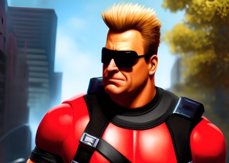 Создать мем: duke nukem forever, джон сент джон дюк нюкем, скриншот