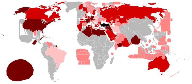 Создать мем: карта по странам, карта распространения ислама в мире, ареал обитания китов