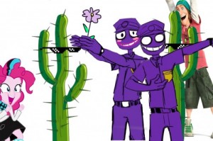 Create meme: purple guy, purple guy, Purple guy and friends