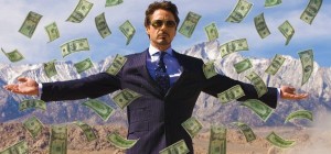 Create meme: rich people, Tony Stark and money, dollar millionaire 