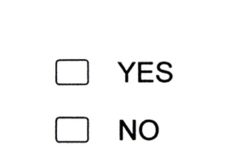 Создать мем: check yes or, yes or no, checkbox yes no