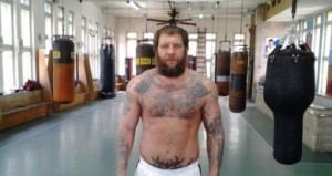 Create meme: Alexander Emelianenko with the inmates, Alexander Emelianenko with a beard photos, Alexander Emelianenko photo fat