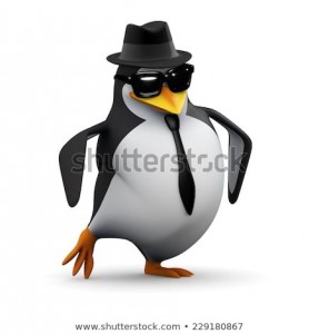 Create meme: penguin memes, 3D penguin meme, penguin calombaris