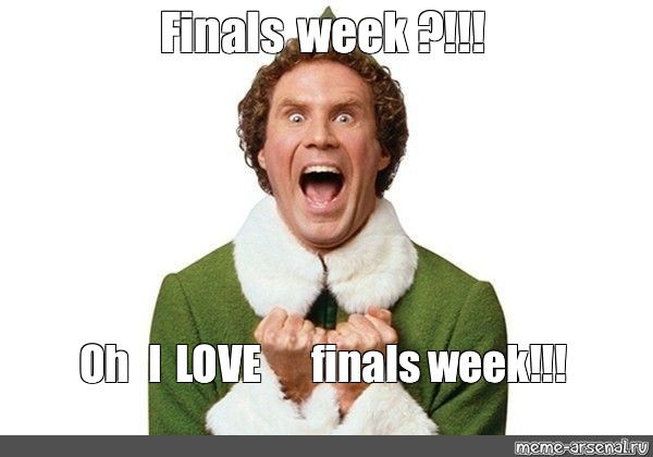 Final Exam Week Meme