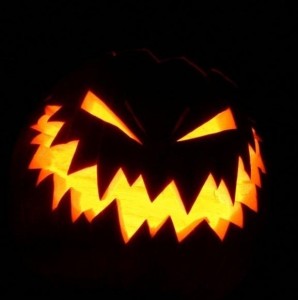 Создать мем: улыбка тыквы на хэллоуин, злая тыква, halloween тыква