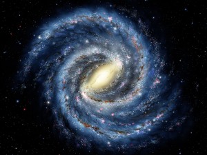 Create meme: spiral galaxy, the milky way