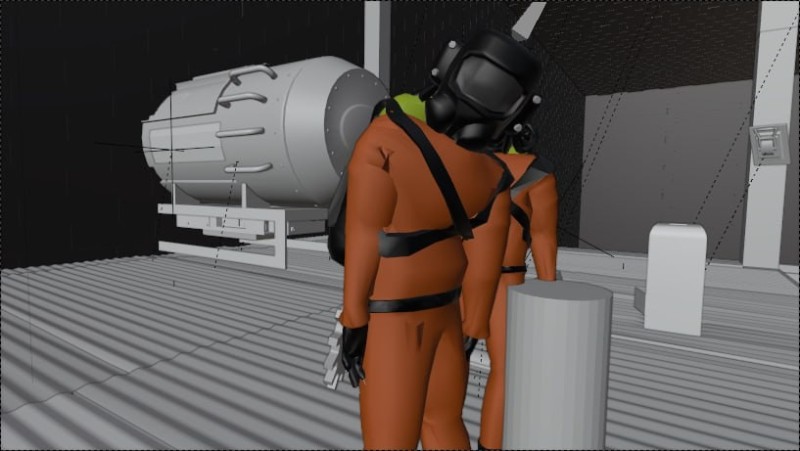 Создать мем: hazmat suit 3d, lethal company игра, astroneer костюмы