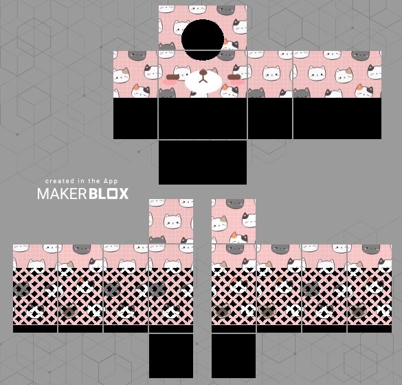 Create meme: roblox template, the get clothing, pattern for jackets to get