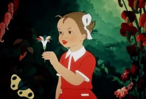 Создать мем: цветик семицветик 1948, сказка катаева цветик семицветик, цветик-семицветик мультфильм 1948