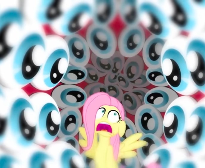 Create meme: fluttershy , Pony fluttershy is scared, friendship is a miracle