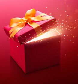 Create meme: gift box, gift