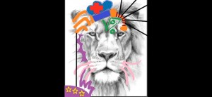 Создать мем: лев карандашом, голова льва рисунок, лев эскиз