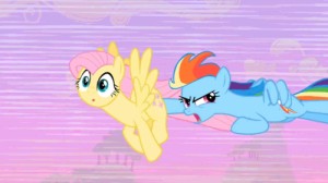 Create meme: friendship is magic, flutter, pony rainbow dash