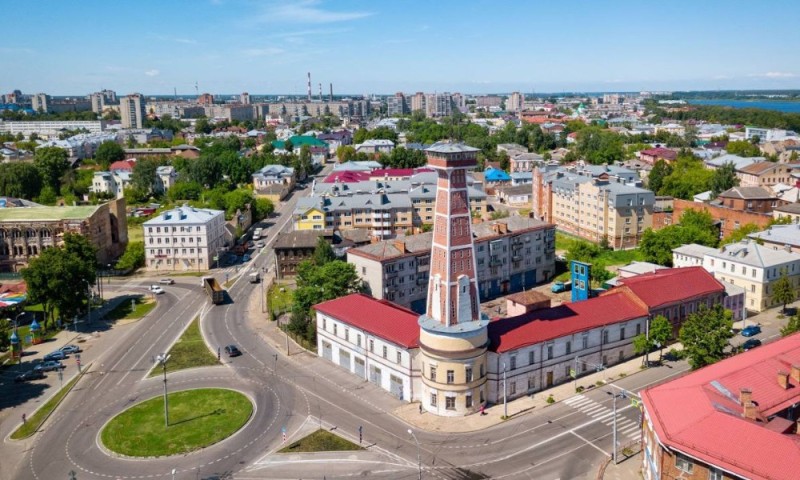 Создать мем: рыбинск достопримечательности, каланча рыбинск, пожарная каланча ярославль