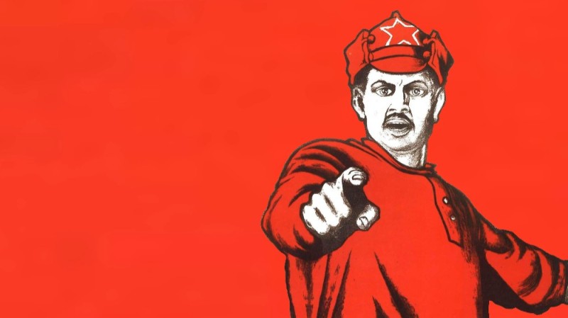 Create meme: soldier poster, revolution posters, posters of the USSR 