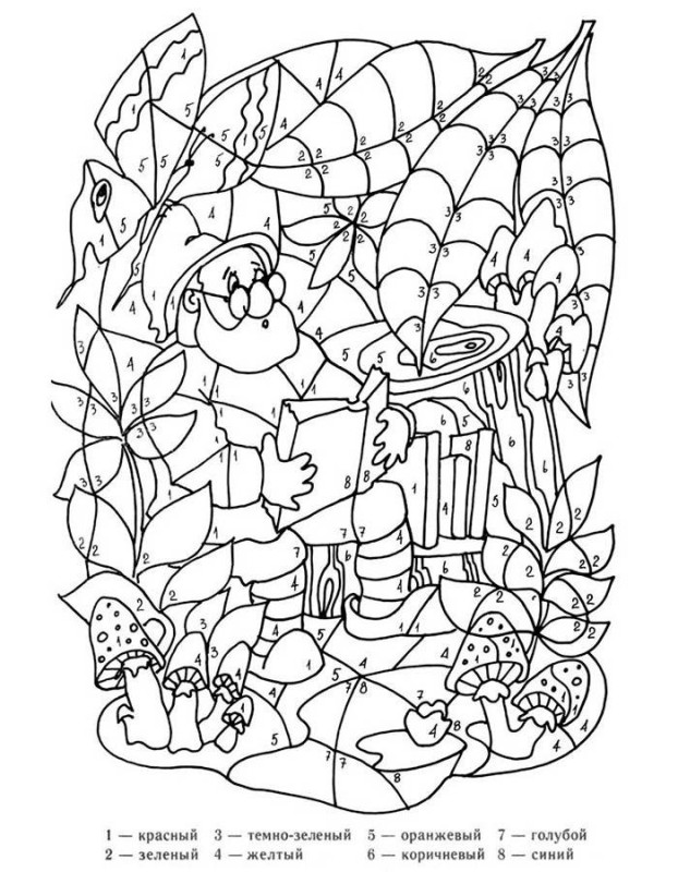 Create meme: very complex coloring pages, coloring by numbers, coloring pages interesting for children