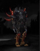 Create meme: Warcraft transmog, Set T10 Death Knight, traditional undead armor