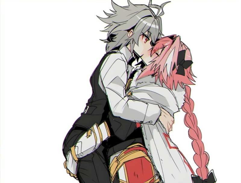 Create meme: The fate of the Apocrypha Astolfo and Zig Kiss, fate apocrypha astolfo kiss, the fate of the apocrypha of astolfo