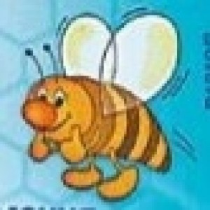 Create meme: bee cartoon, bee illustration, bee