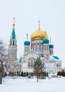 Создать мем: свято-успенский кафедральный собор омск, свято-успенский кафедральный собор, успенский кафедральный собор