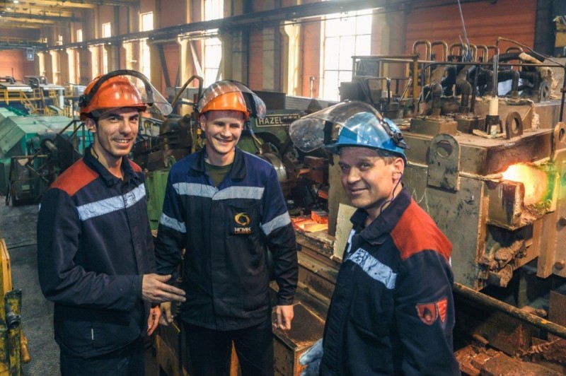 Create meme: Ural Mining and Metallurgical Company plant, factory workers, plant worker